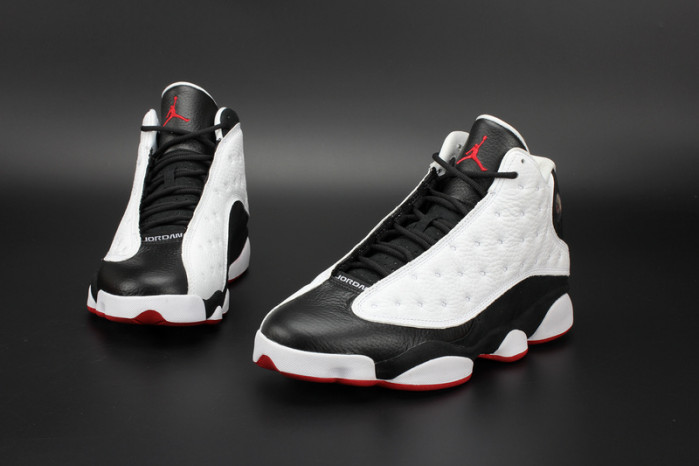 air jordan 13 retro "he got game" white/ black-true red mens 309259-104